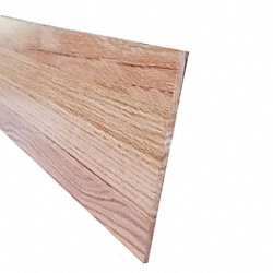 Prefinished Red Oak Solid Hardwood 11/32 in thick x 7.5 in wide x 36 in Length Retro Fit Riser